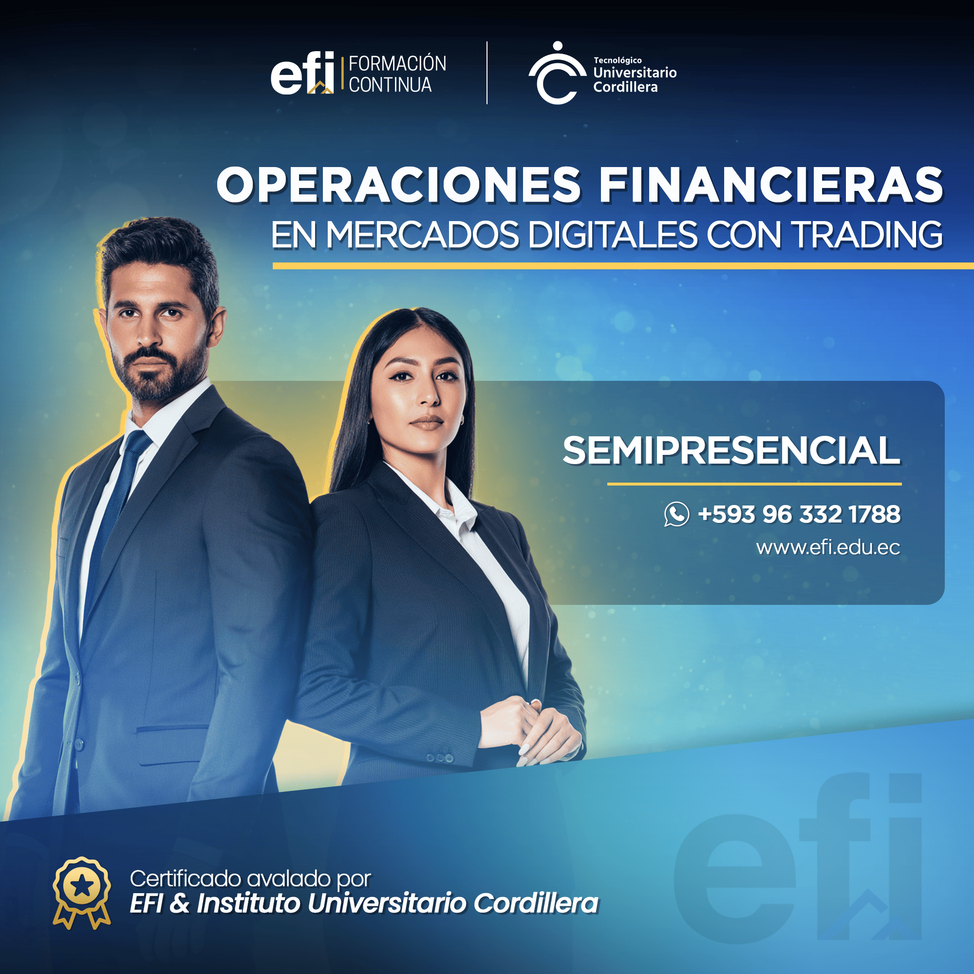 Operaciones Financieras en mercados digitales con trading