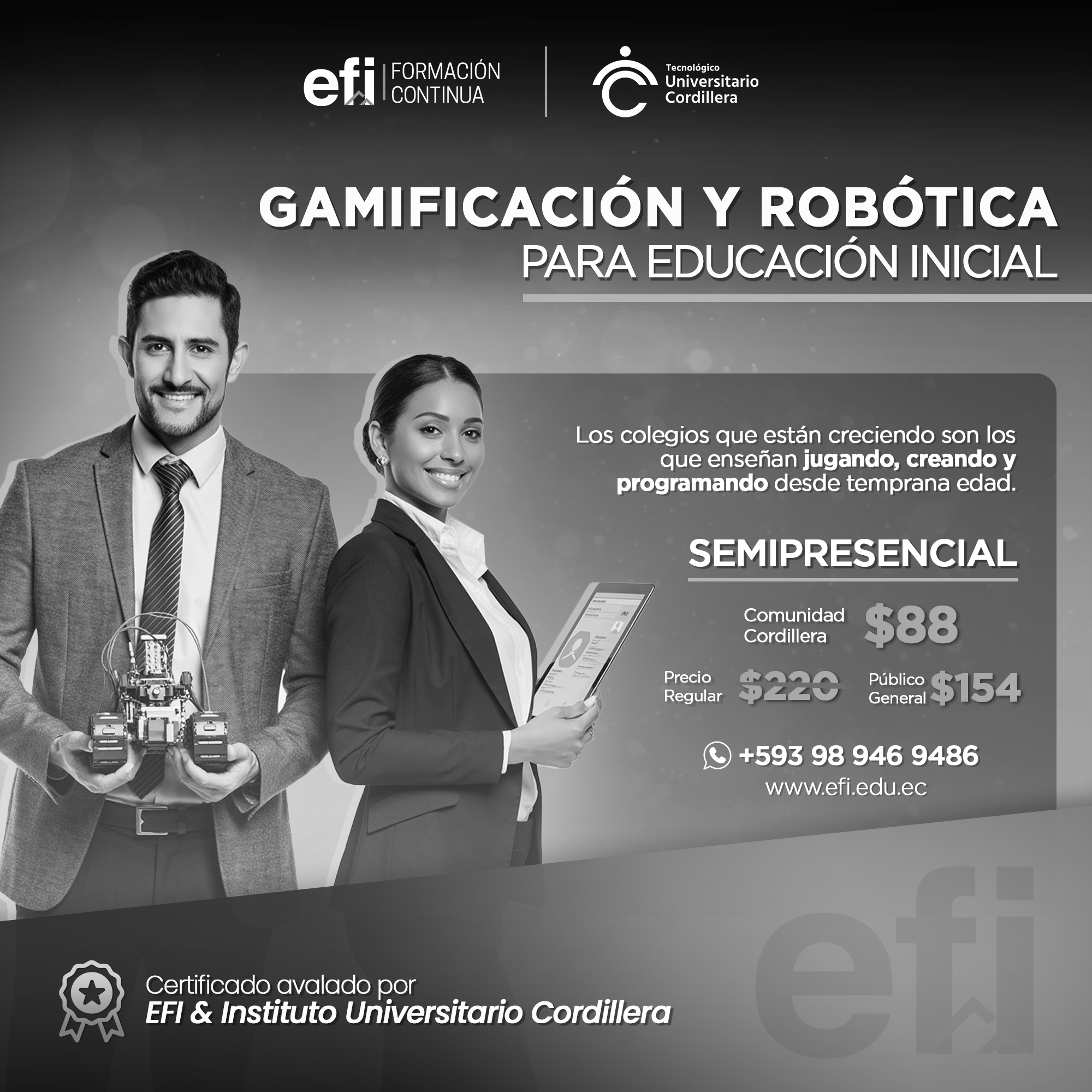 Gamificación y Robótica Educativa para Educación Inicial