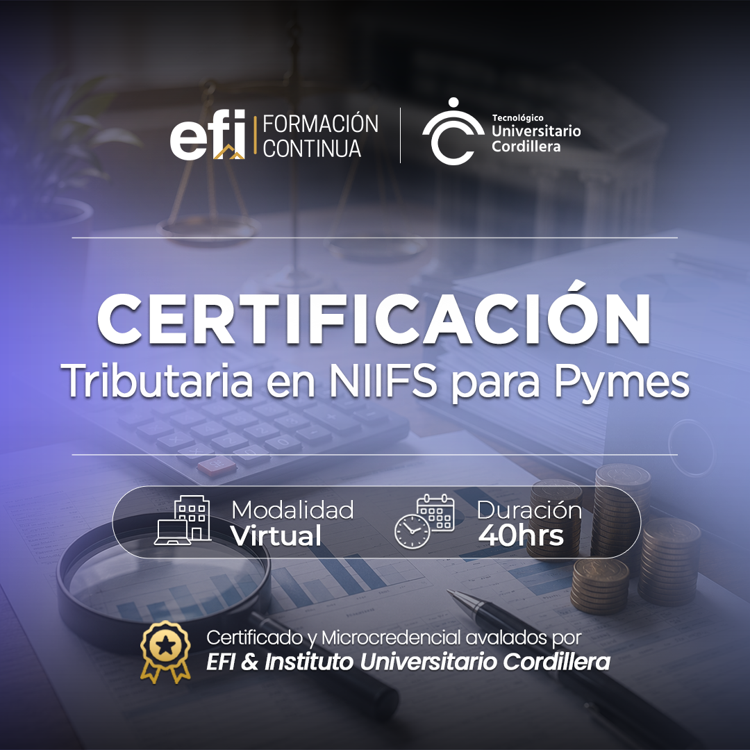 Certificación Tributaria y NIIF para Pymes