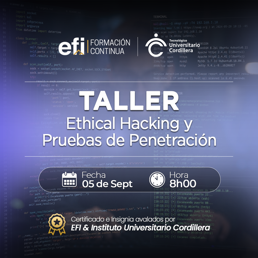 Ethical Hacking y pruebas de penetración