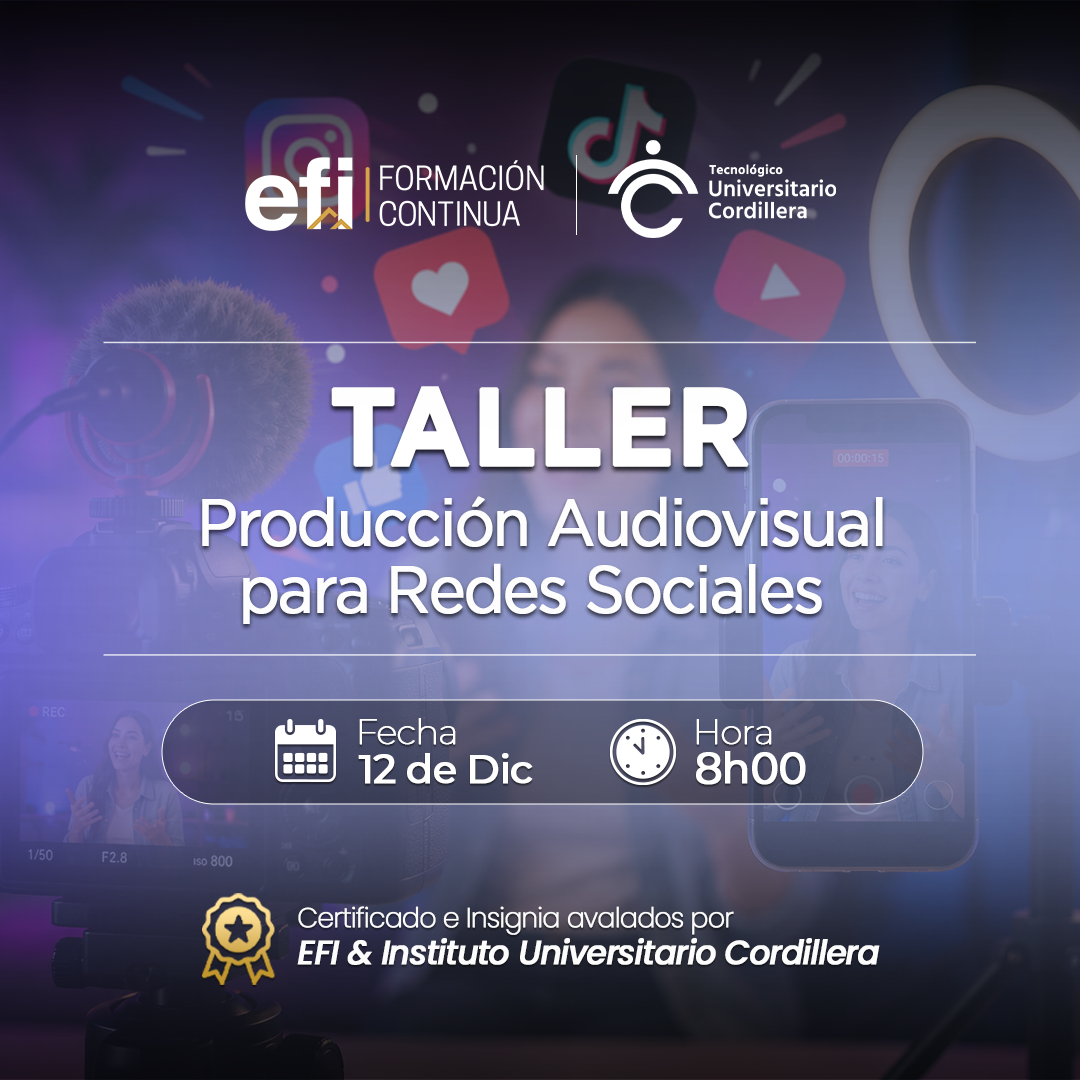 Producción audiovisual para redes sociales