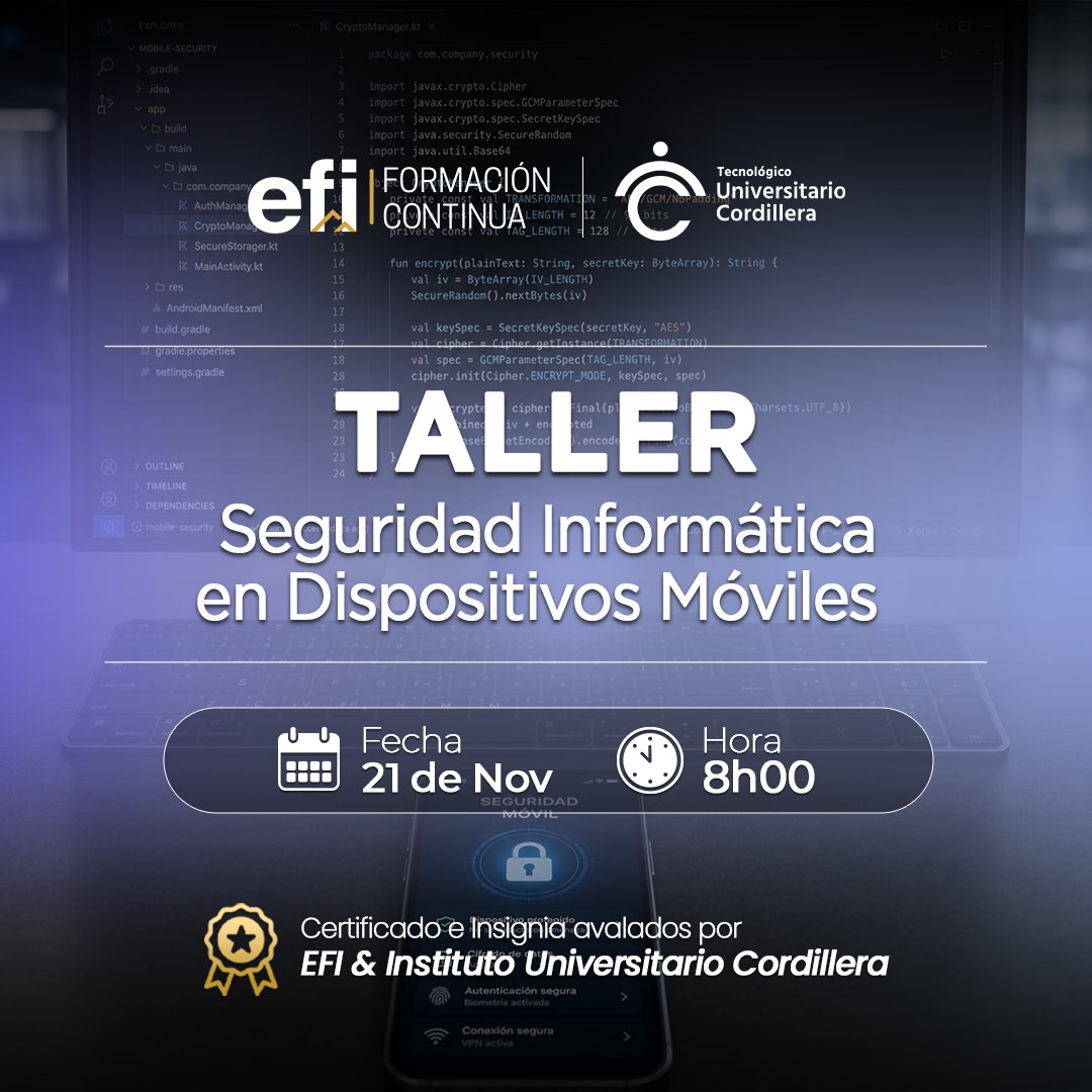 Seguridad informática en dispositivos móviles 