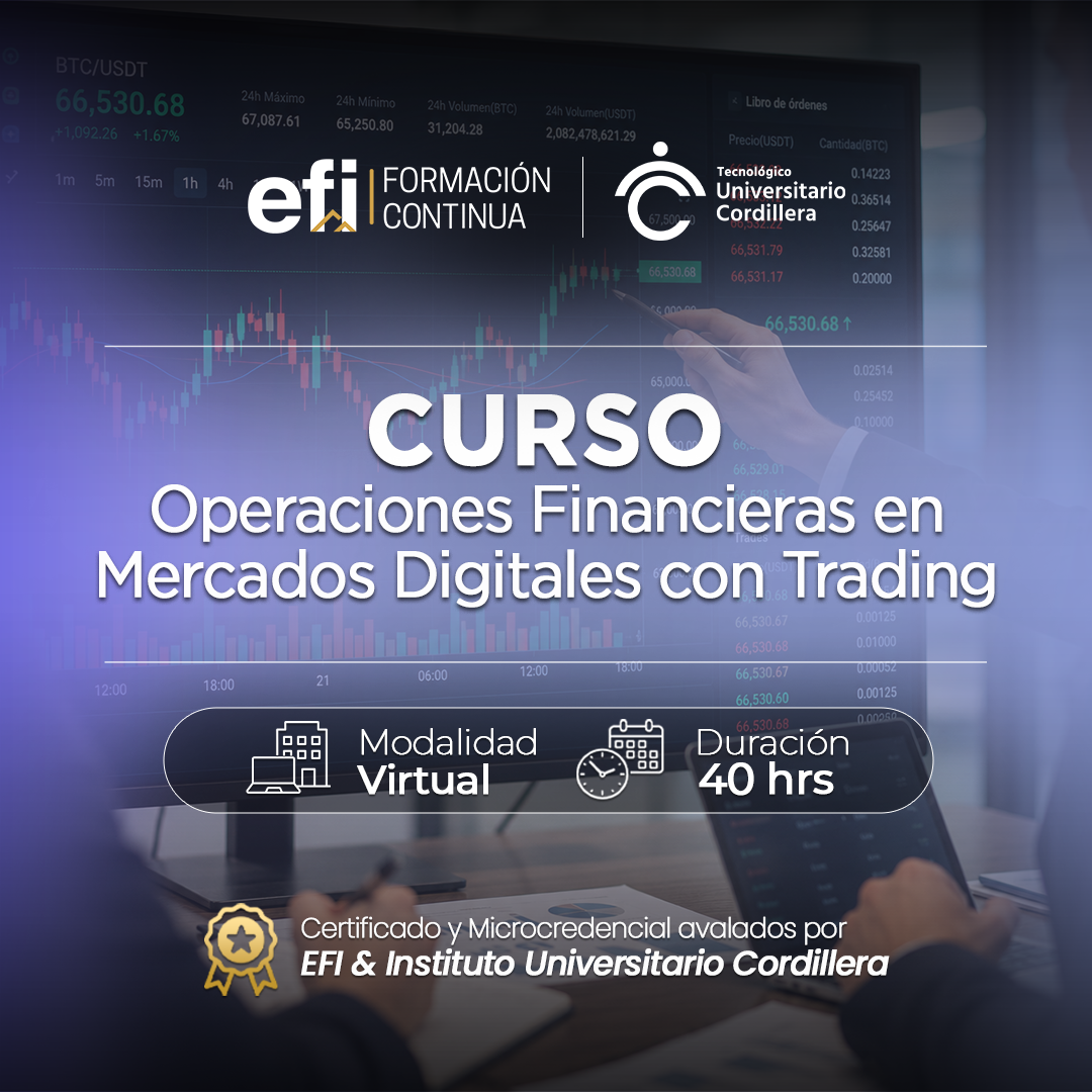 Operaciones financieras en mercados digitales con Trading