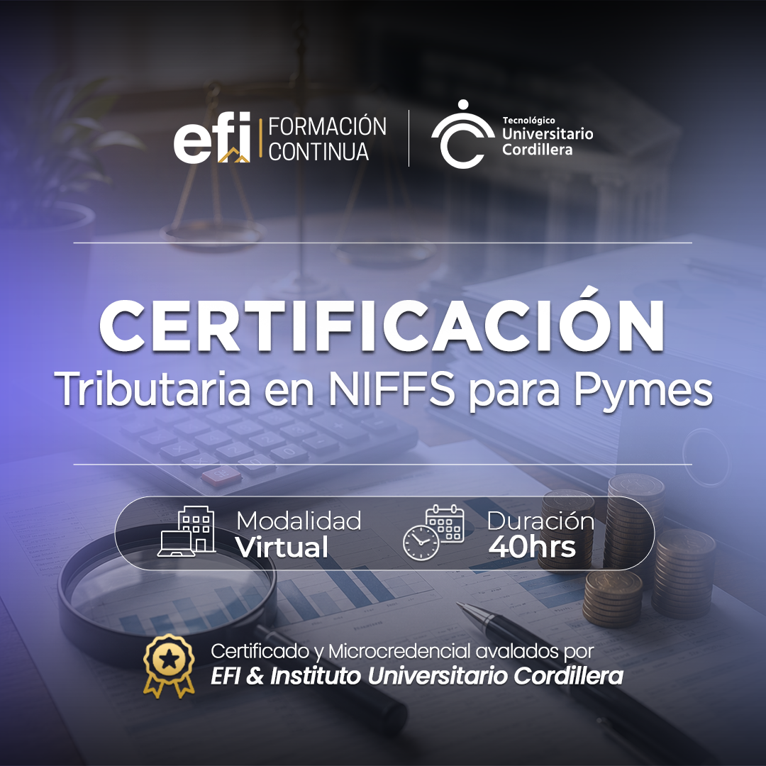 Certificación Tributaria y NIIF para Pymes