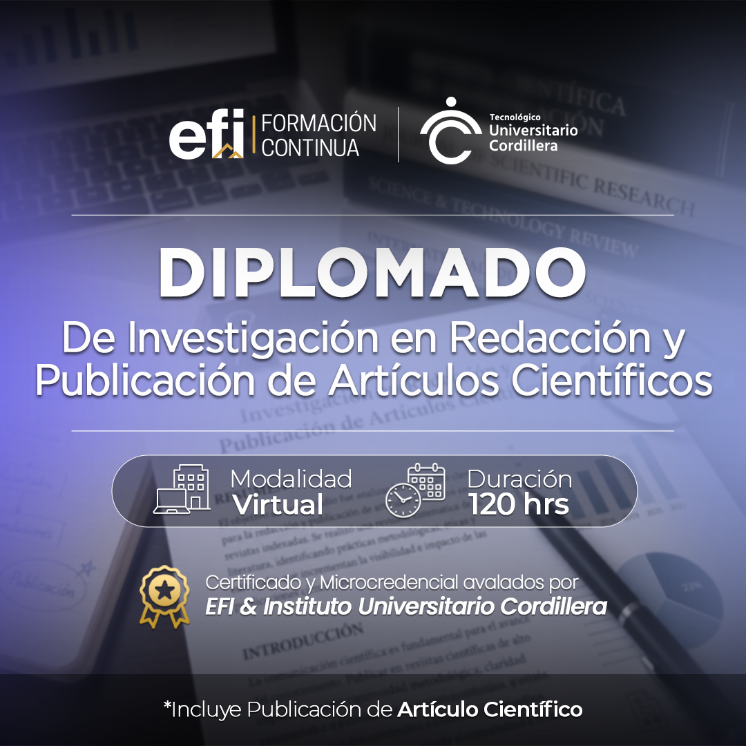 Diplomado de Investigación en Redacción y Publicación de Artículos Científicos