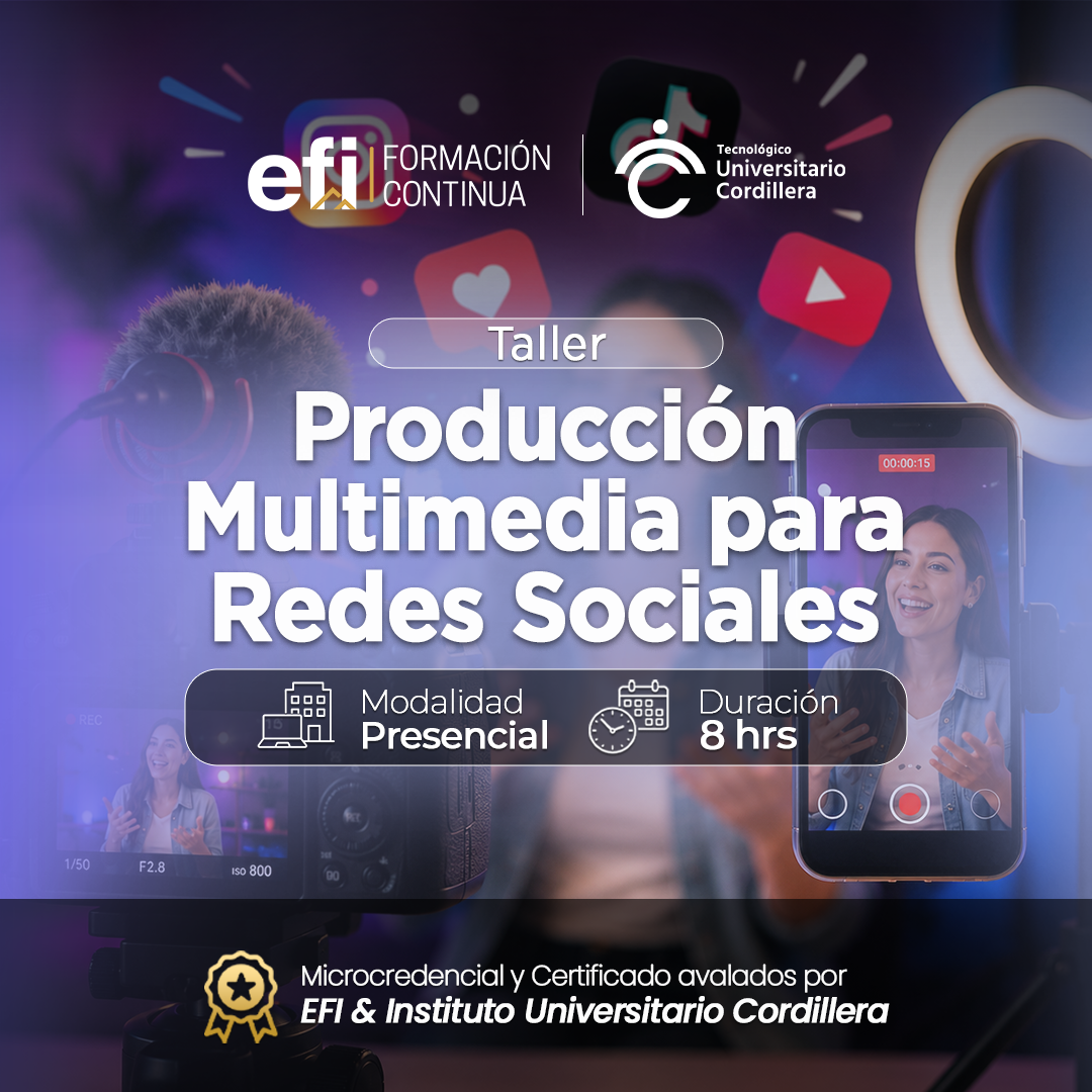 Producción audiovisual para redes sociales